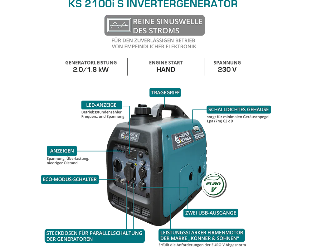 KS 2100i S inverter generator