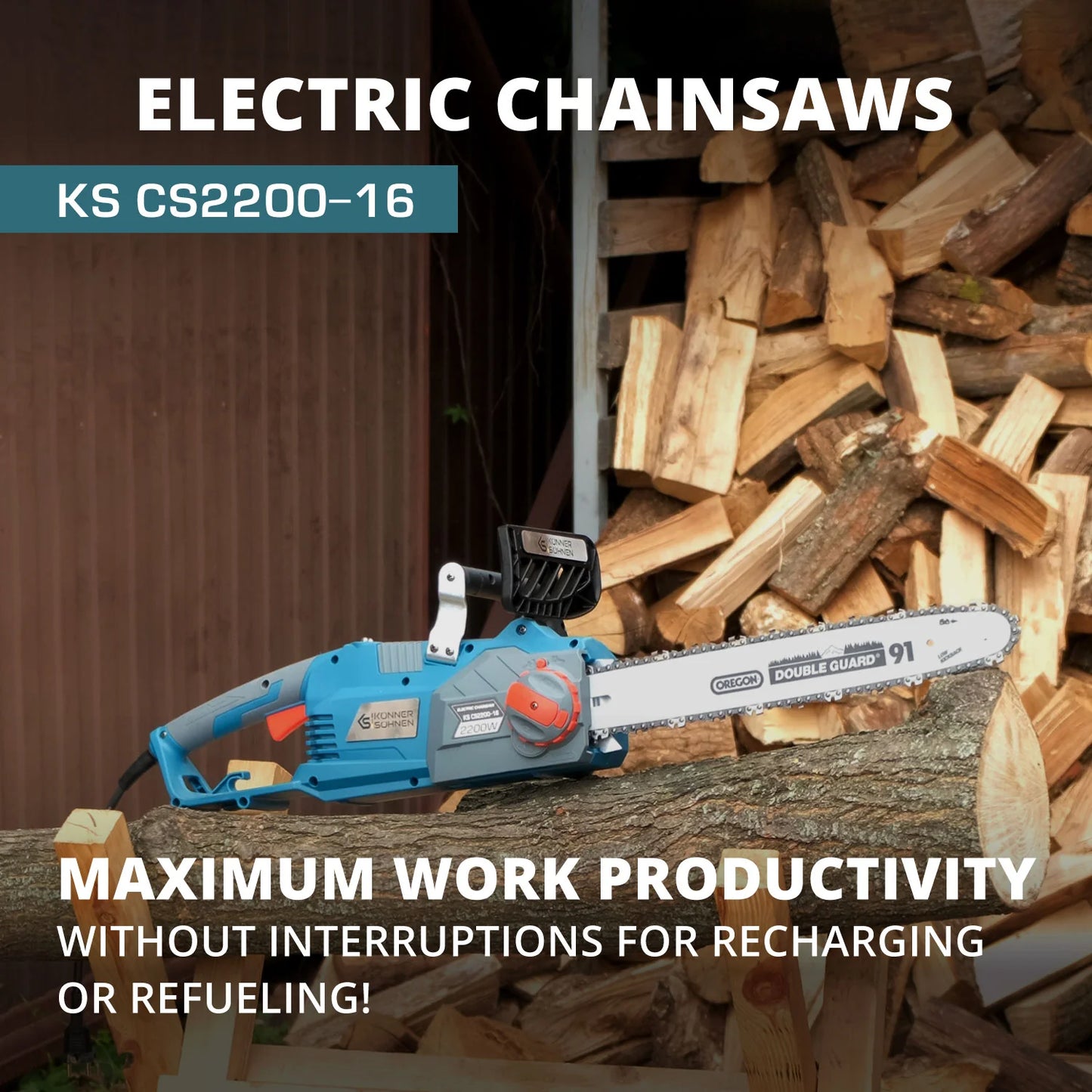 Electric chainsaw KS CS2200-16