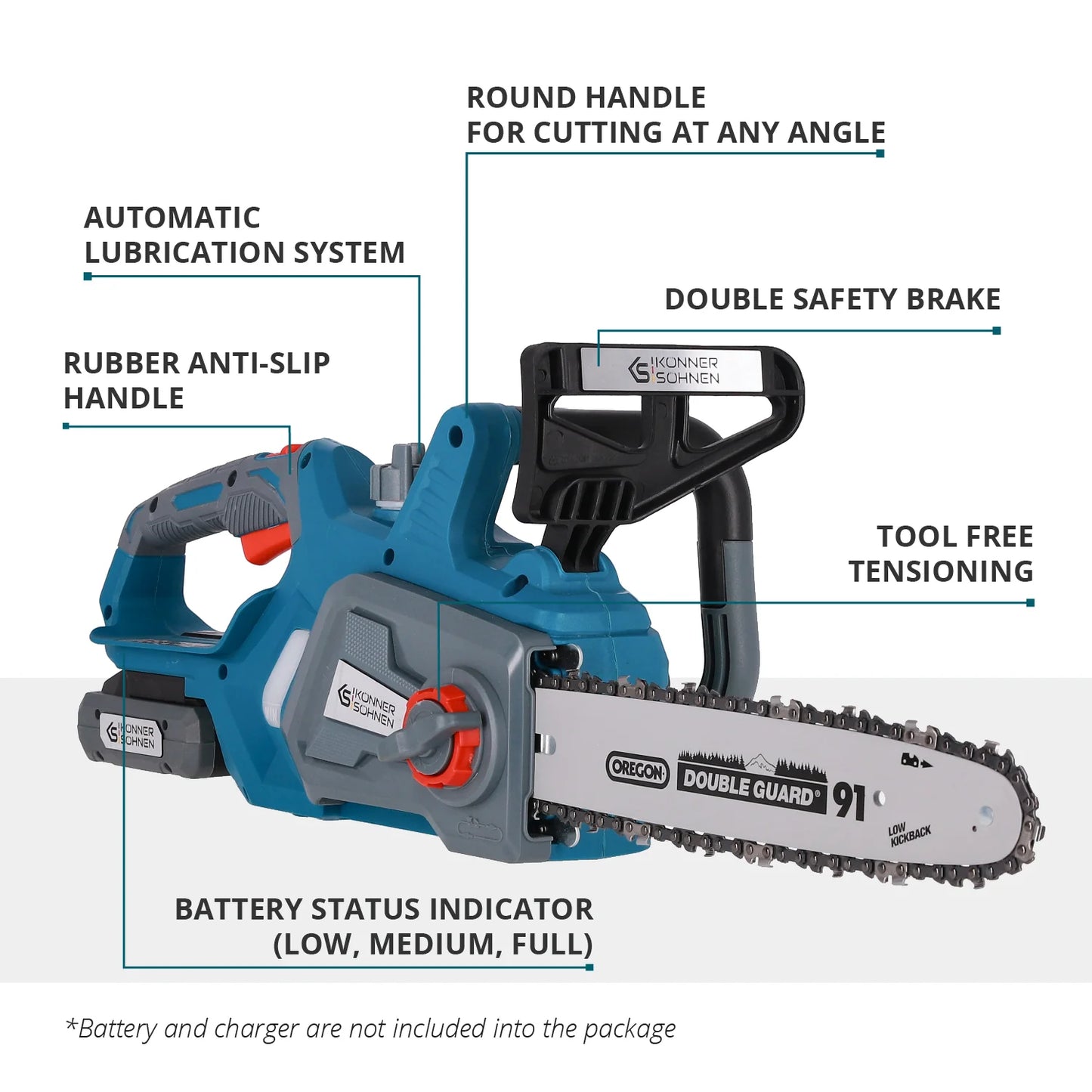 Cordless chainsaw KS CS20V-12