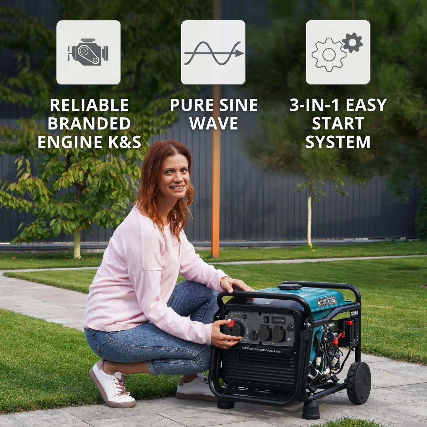 KS 4100iE inverter generator