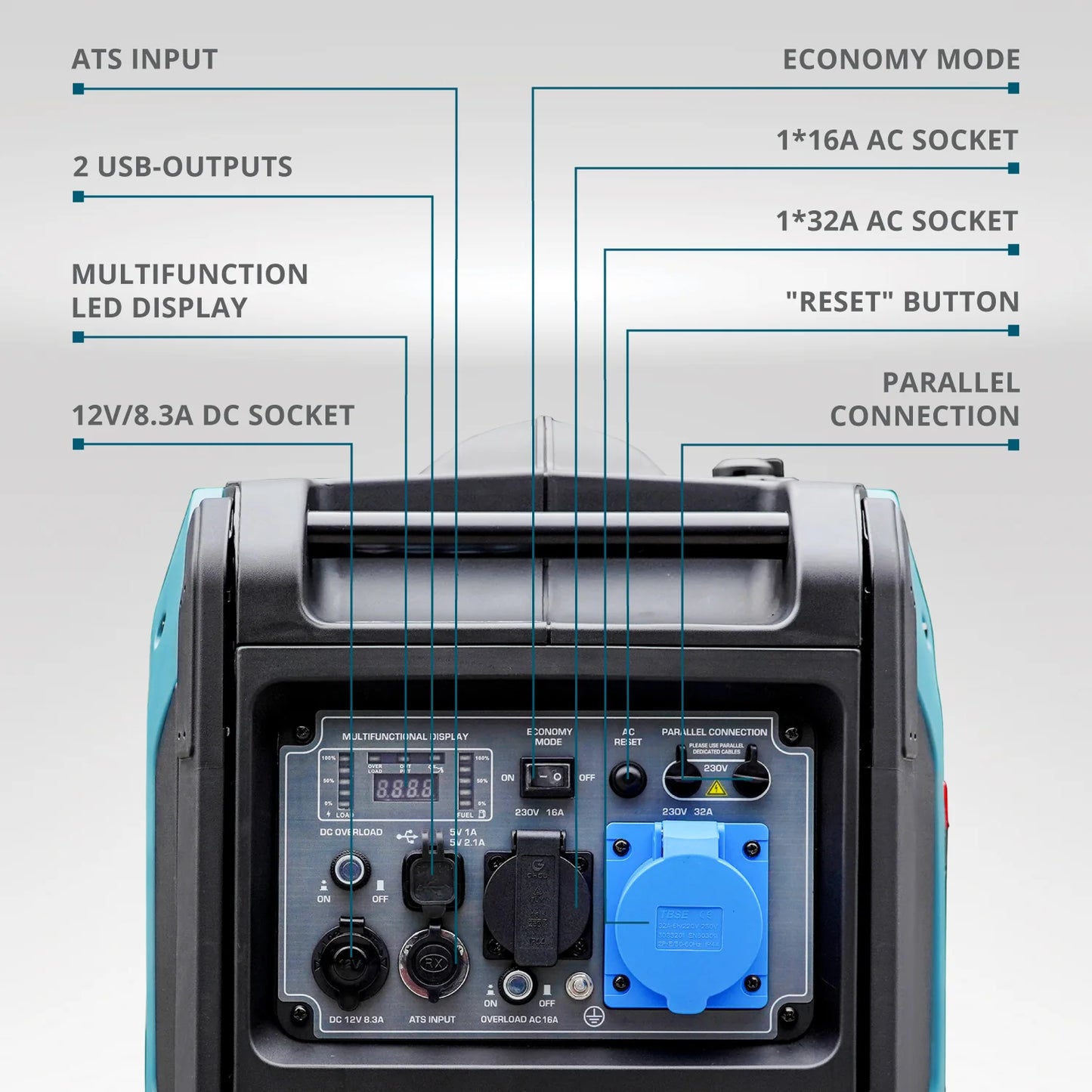 KS 6000iE S inverter generator