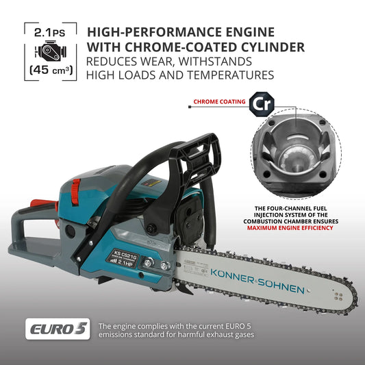 Gasoline chainsaw KS CS21G-13