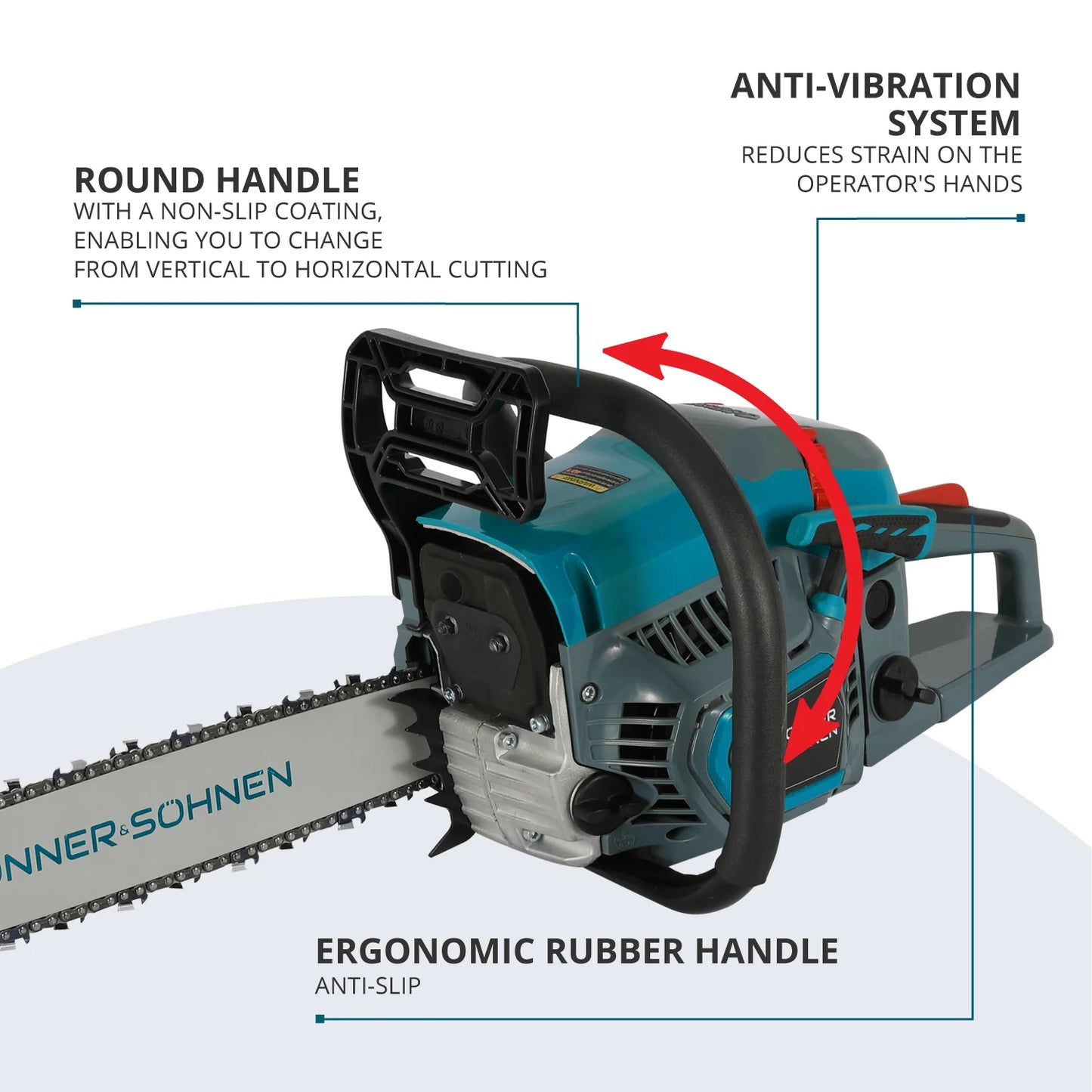 Gasoline chainsaw KS CS21G-16