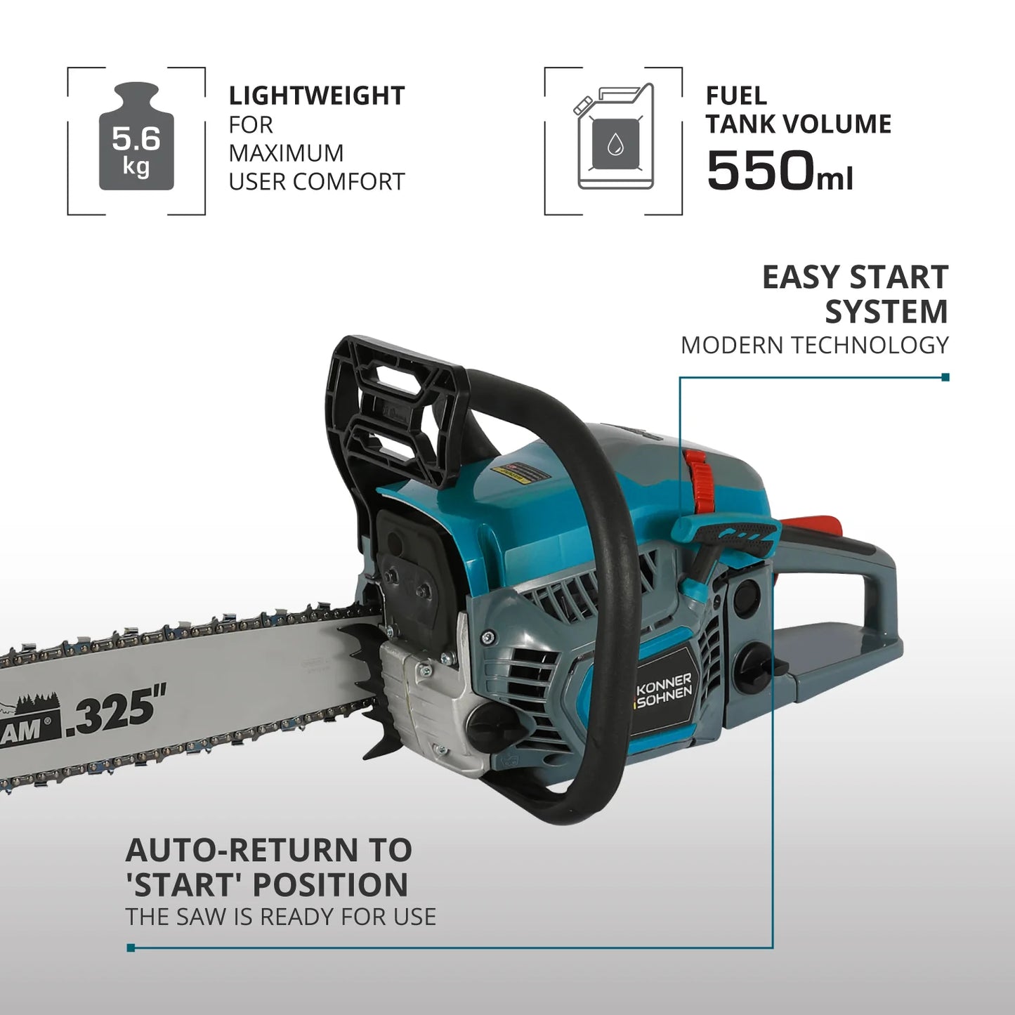 Gasoline chainsaw KS CS31G-16-1