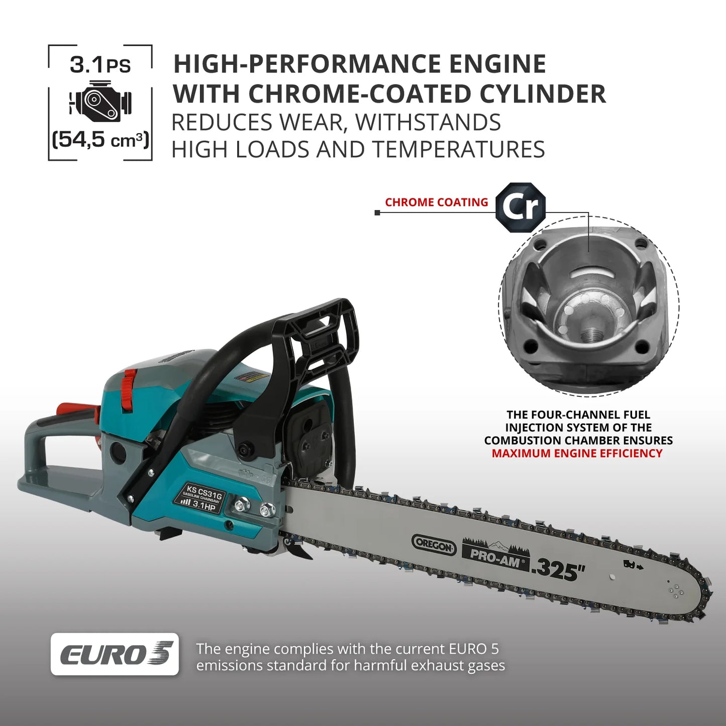 Gasoline chainsaw KS CS31G-20-1