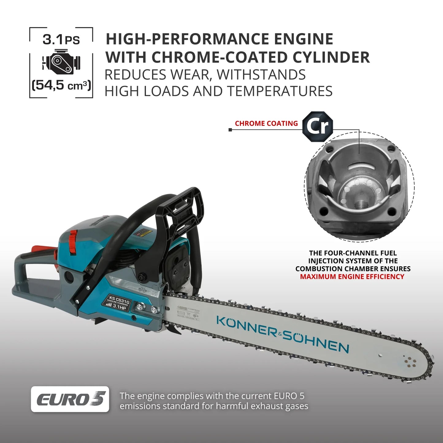 Gasoline chainsaw KS CS31G-20