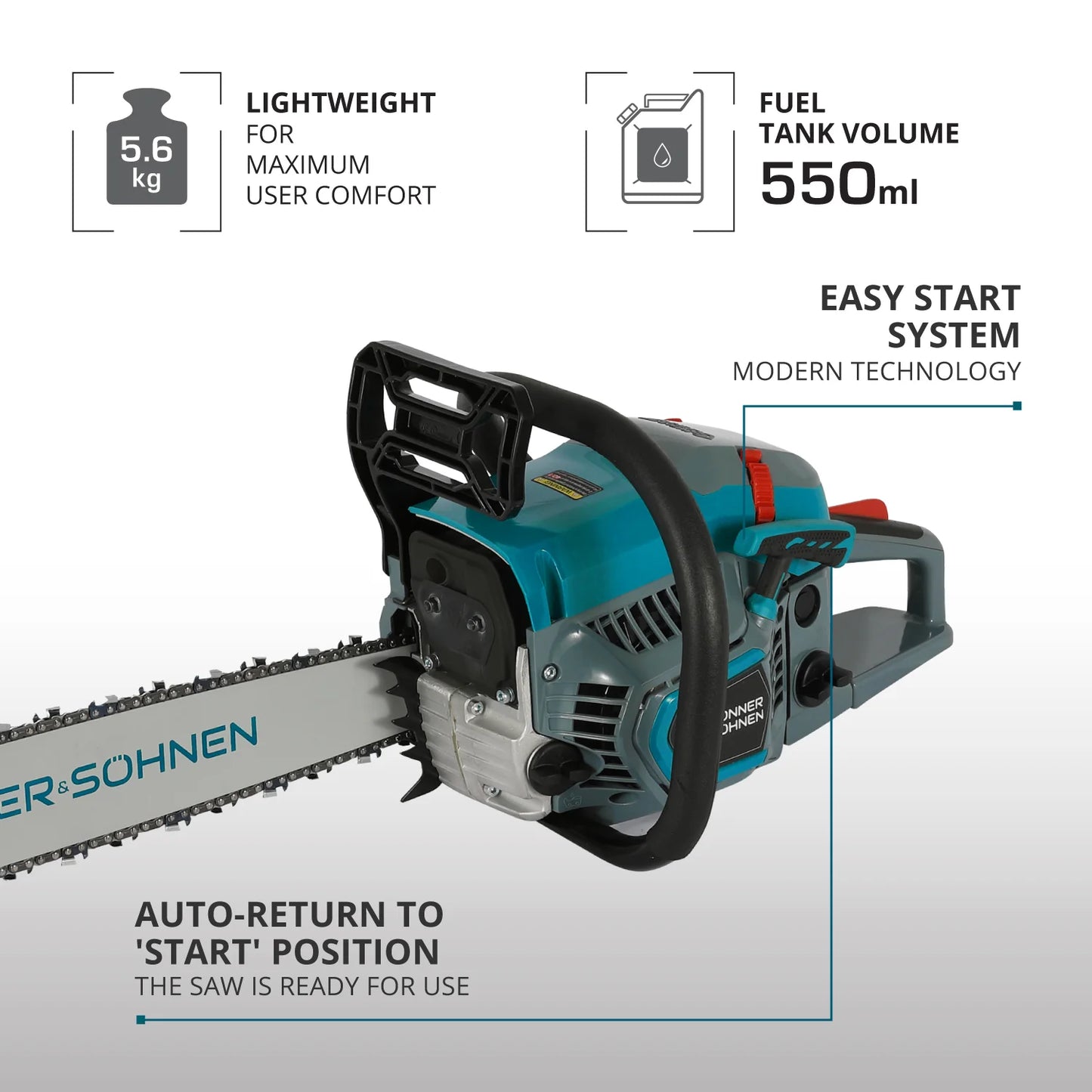 Gasoline chainsaw KS CS31G-20