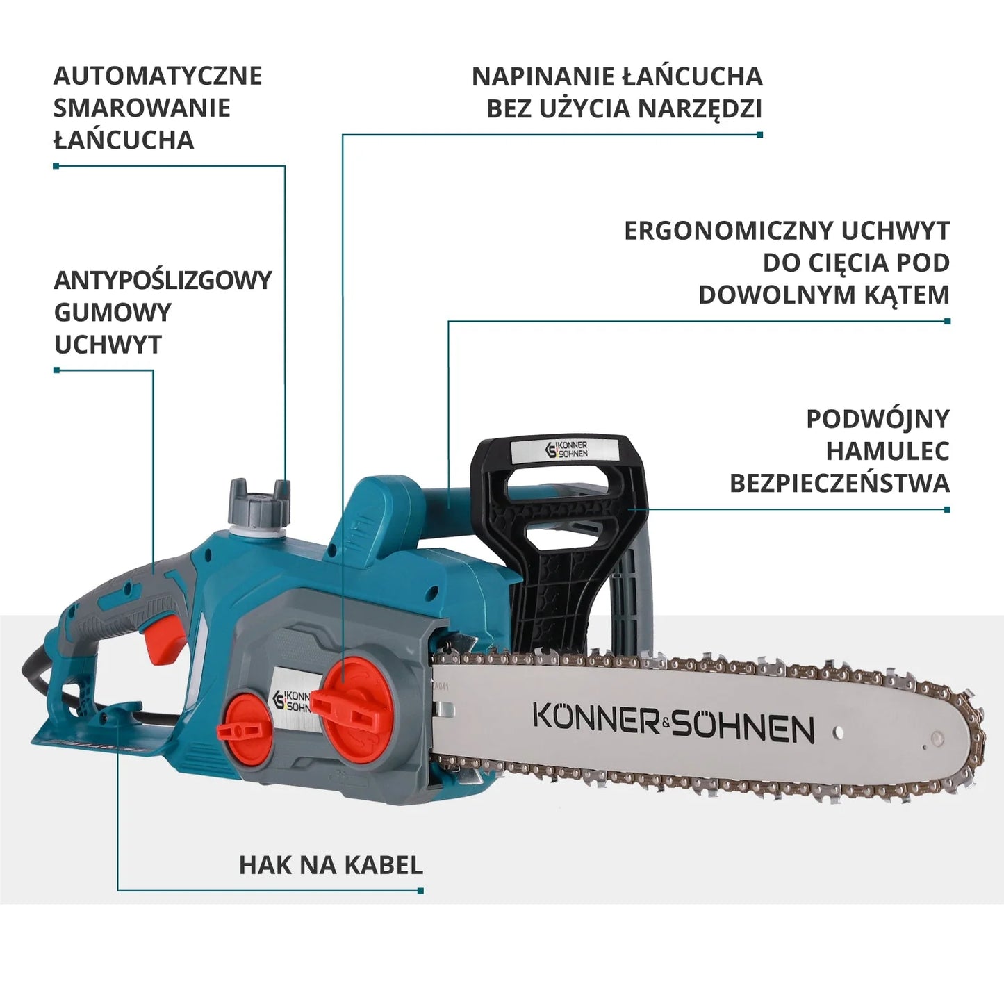 Electric chainsaw KS CS1800-14