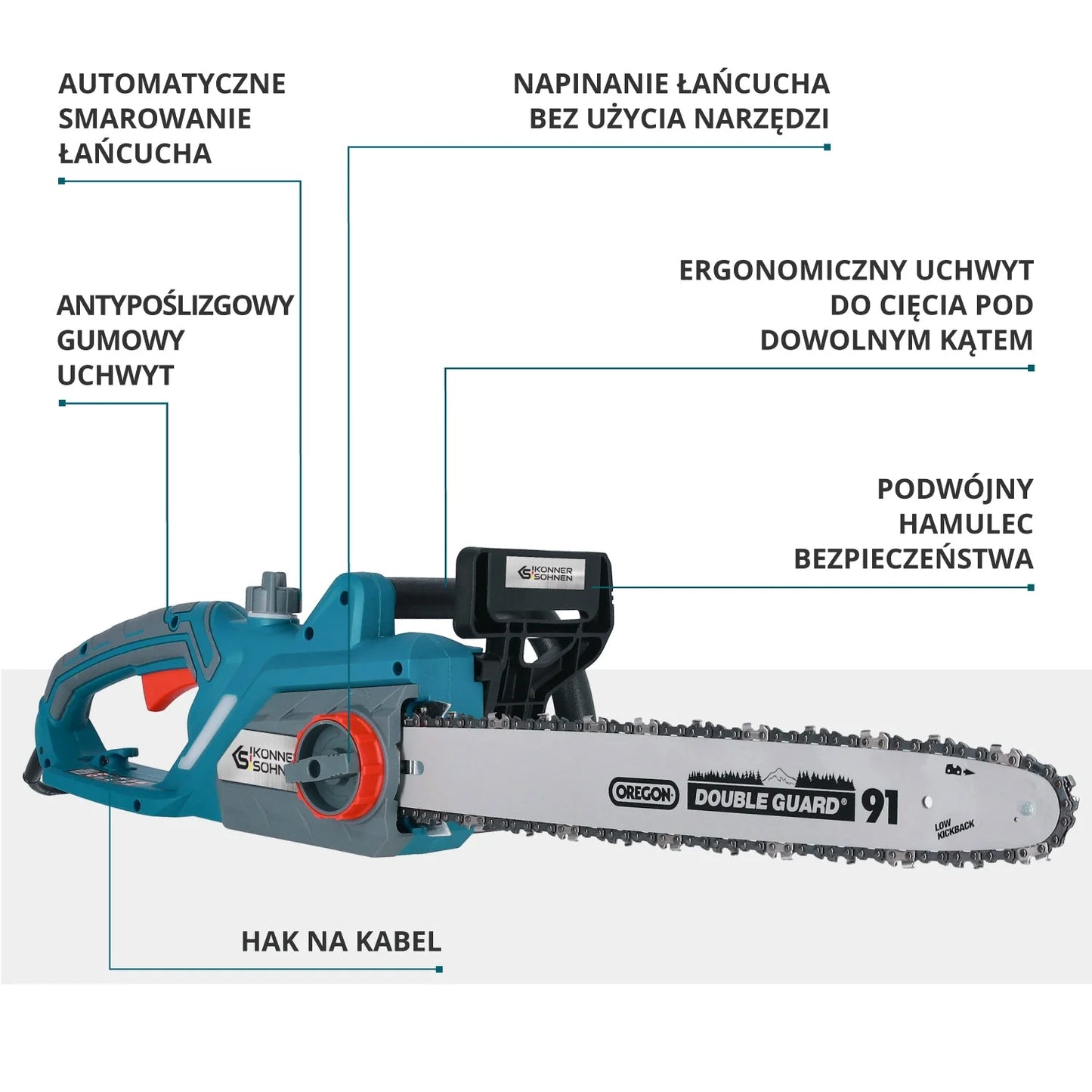 Electric chainsaw KS CS2400-18