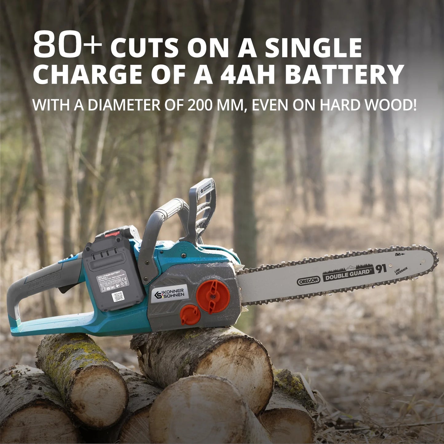 Cordless chainsaw KS CS40V-14