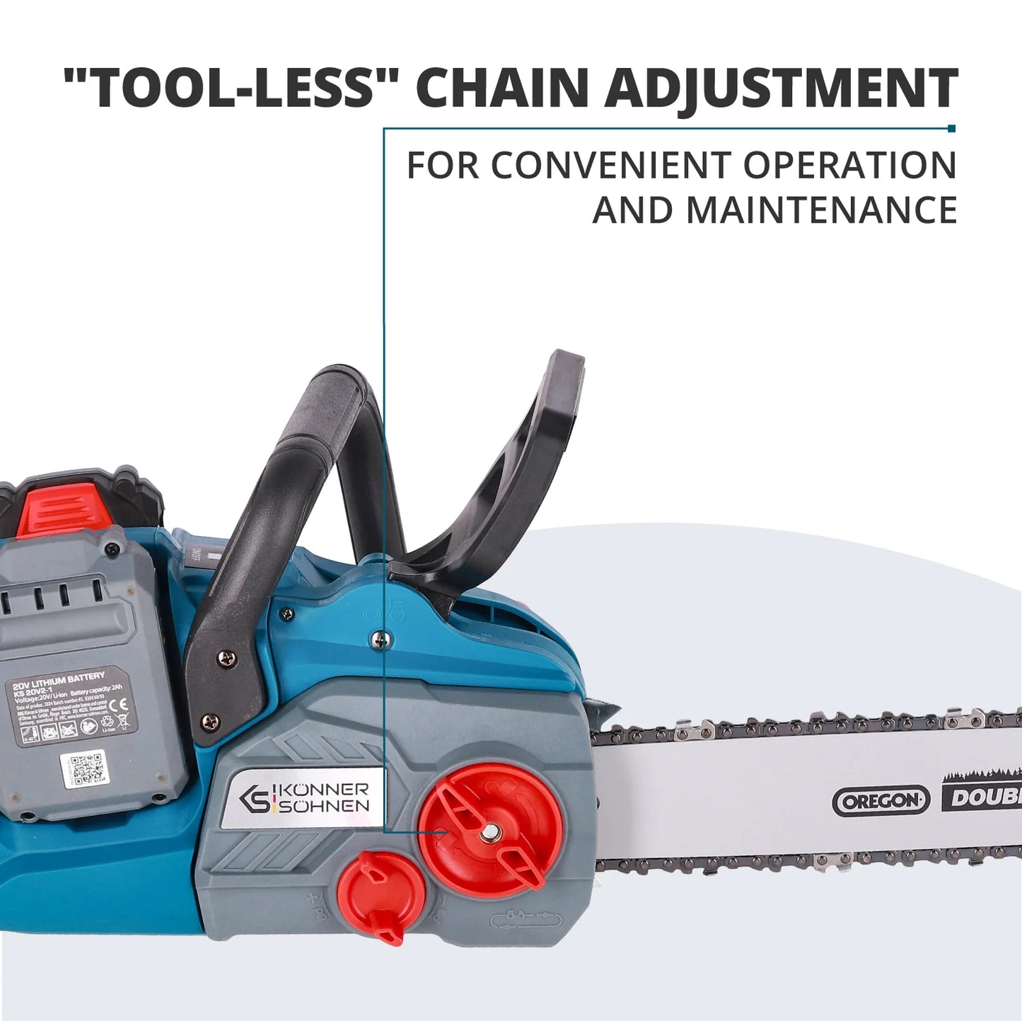 Cordless chainsaw KS CS40V-14