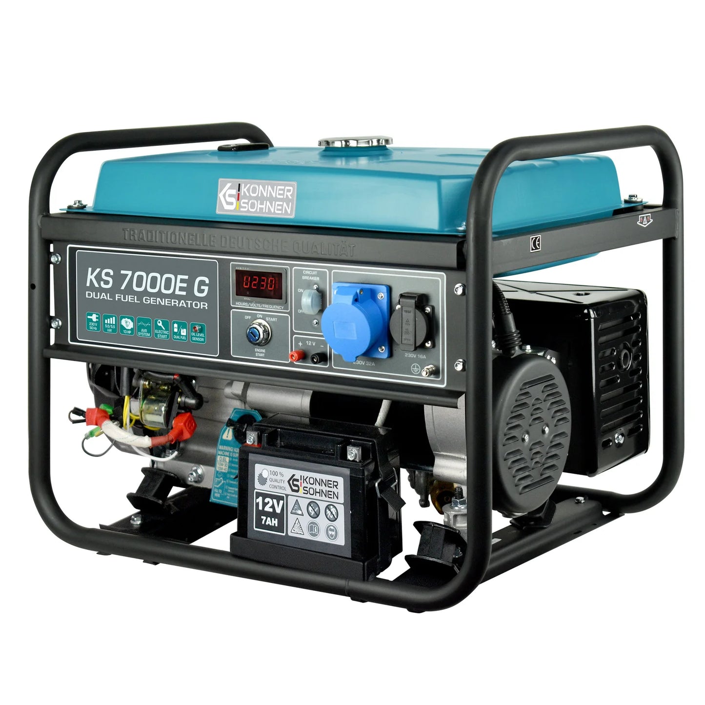 LPG/Petrol generator KS 7000E G