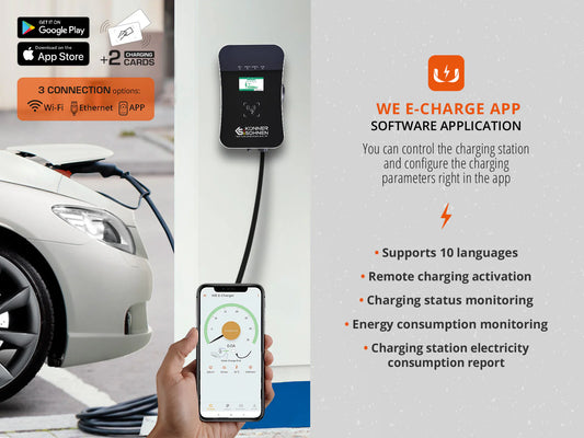 Charging station for electric vehicle KS X32/1